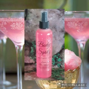 Pink Champagne BODY SPRITZ Fragrance SPRAY, Instant burst of fragrance, Mixed Berries boosted by tangerine with green lily and sweet vanilla