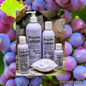 Grape Soda Lotion: Fizzy grape soda with sweet berry sparkle. Moisturizing creamy lotion. Optional matching Body Spritz