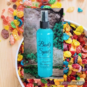 Fruity Pebbles BODY SPRITZ Fragrance SPRAY, Instant burst of fragrance, Fruity rice cereal bits coated in sugar make up this fragrance