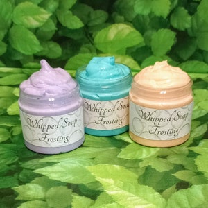 Whipped Soap Frosting , Custom Scents, Perfect for use as a body or shaving soap, Hydrating, Moisturizing, Creamy, Thick, Self-Pampering