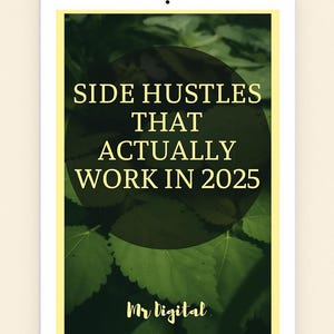 Side Hustles That Make Real Money in 2025 | Work From Home eBook Guide | Online Income Strategy | Passive Income Digital Download