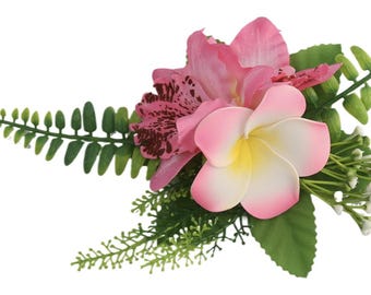Hair Clip Plumeria Flowers Bouquet