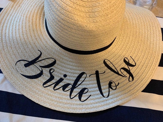 Personalised Beach Hat - Personalized Hat - Custom Name