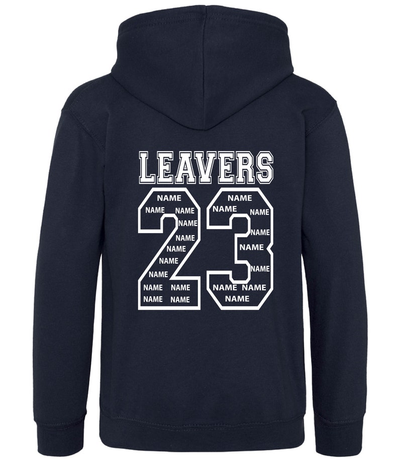 2023 Leavers Hoody Hoodie Class of 23 School Leavers Etsy UK