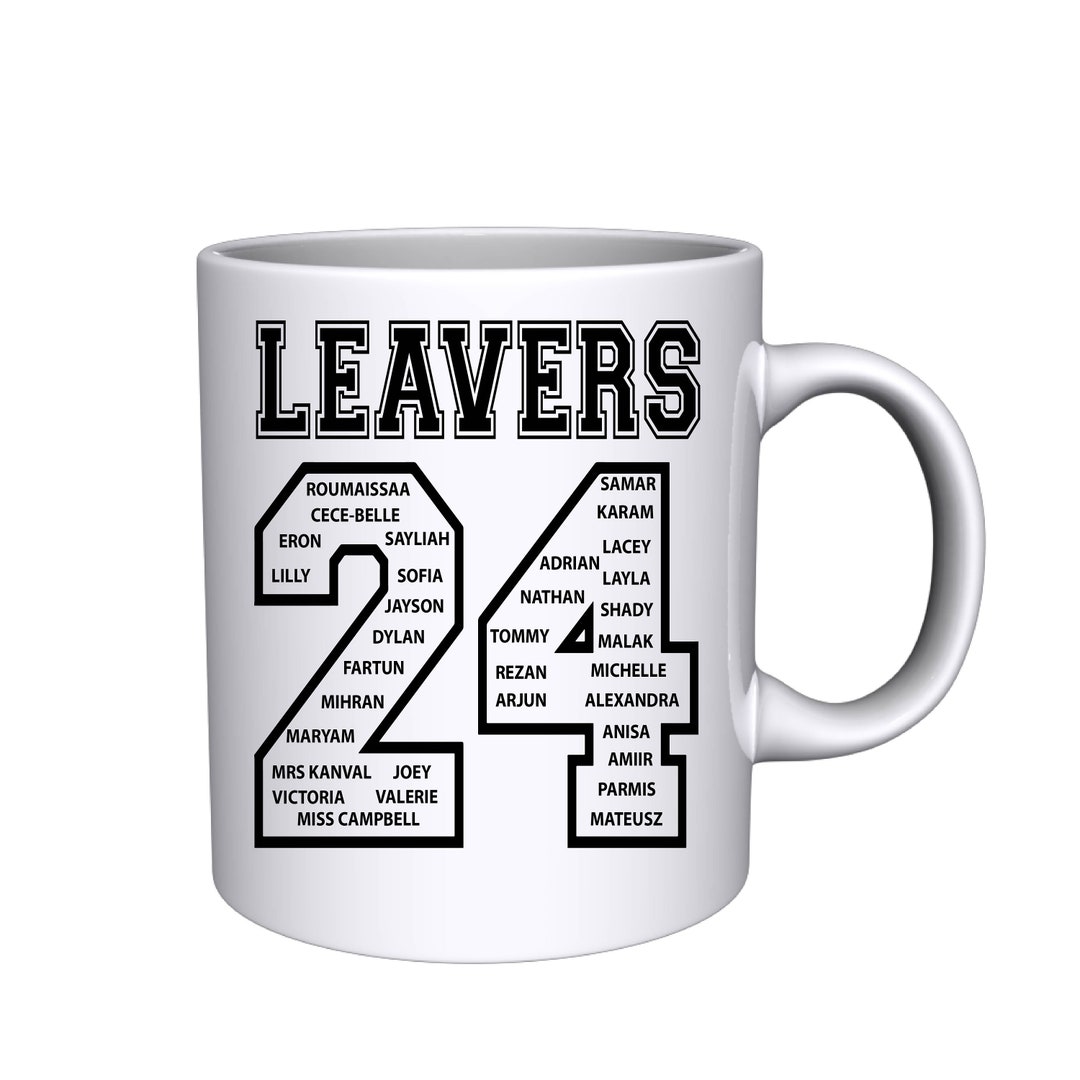 Class of 2024 Leavers Mug School Leavers Keepsake Leaver Memorabilia