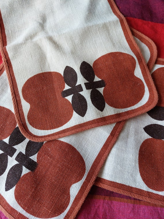 Sodahl Denmark Vintage 3 napkins screen-printed jute | polyester