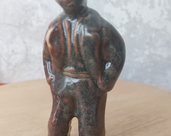 Höganäs,S.Bolin(Sven Bolin 1921-1996), ceramic male figurine,Sweden