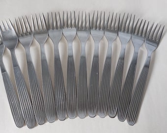 Hackman,Scandia, Finland,designed by Kaj Frank,set cutlery,forks,1950s