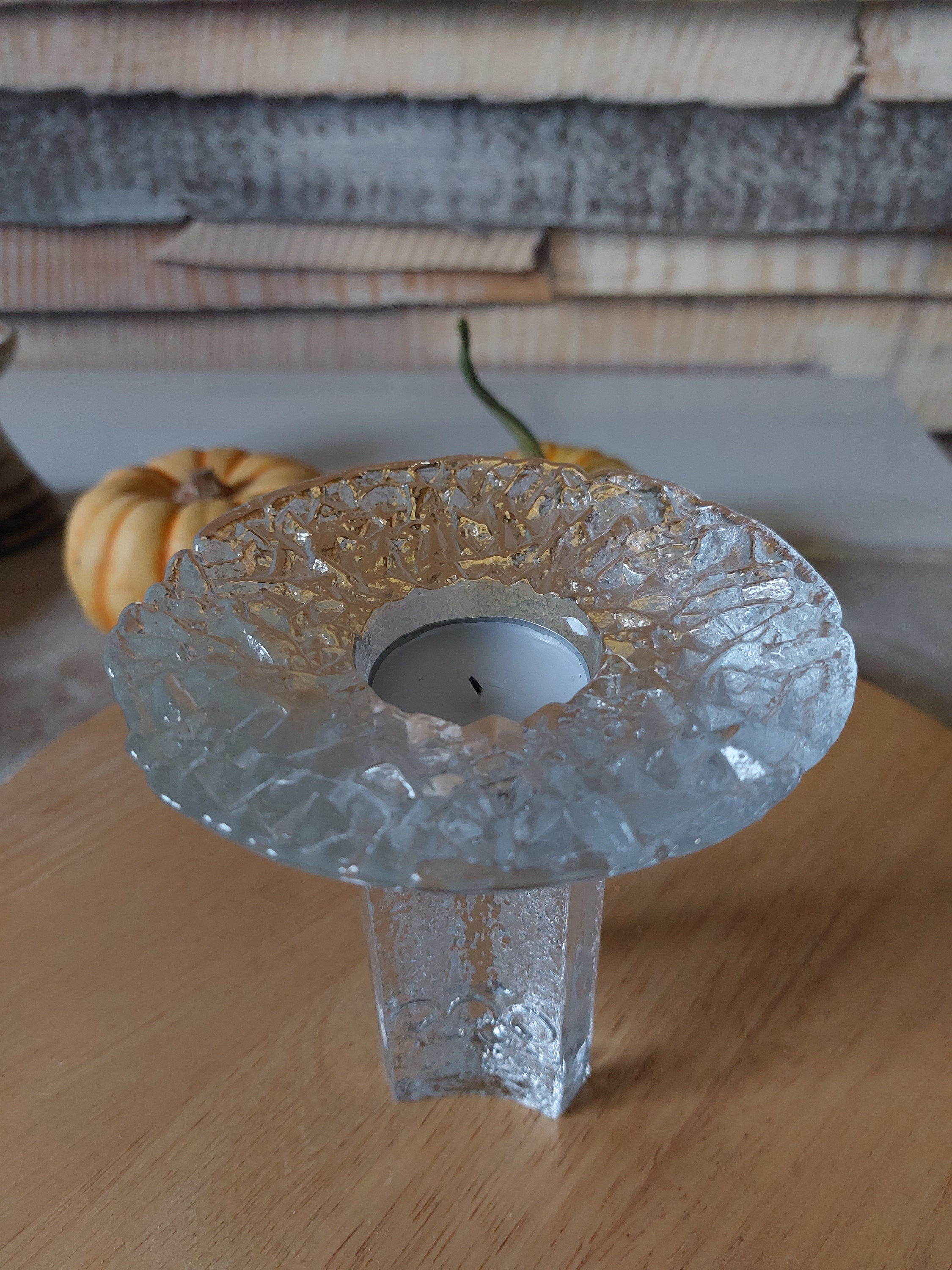 Vintage Orrefors Olympia Candle Holder in the Form of Olympic