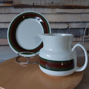 Gefle,OLLI, milk/water jug and serving plate