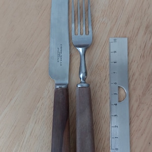 Svenskt Tenn A.B. import Stockholm,rare vintage knife and fork,Sweden 1950s