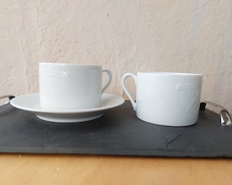 Gustavsberg,plantina 1,flower Pot in White Glazed Porcelain by