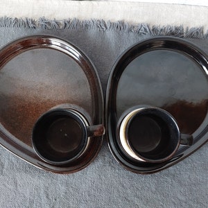 Breakfast set, 2 pairs, Heinä, Kermansavi Oy,Finland image 3