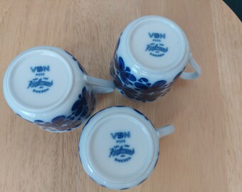 ヴィンテージ ロールストランド Mon Amie コーヒーカップ (3個セット ヴィンテージ ロールストランド Mon Amie コーヒーカップ (3個セット