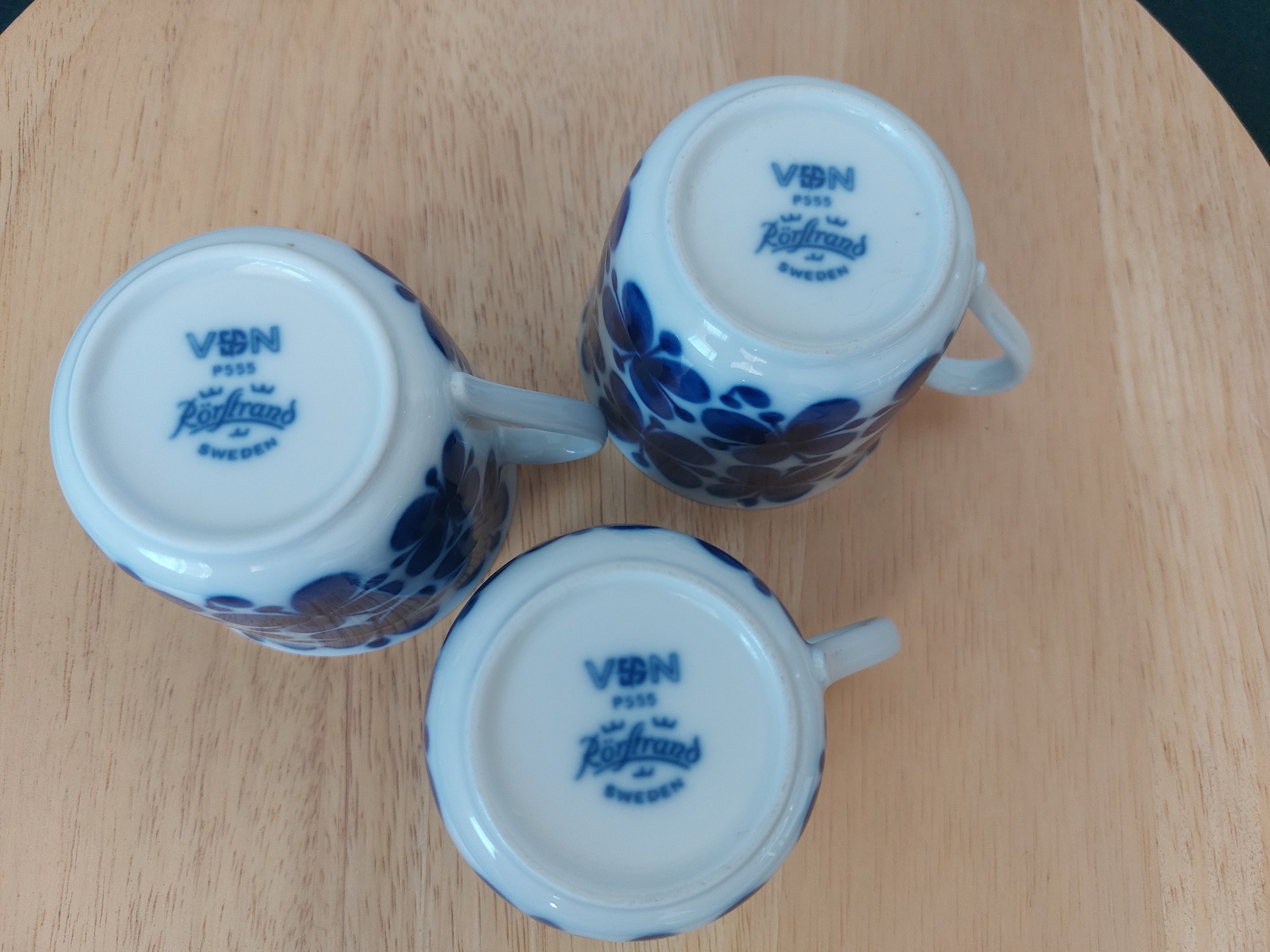 ヴィンテージ ロールストランド Mon Amie コーヒーカップ (3個セット