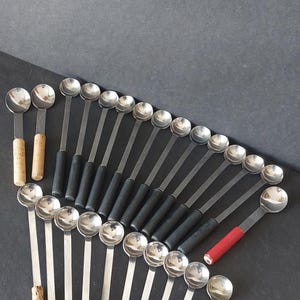 Boda Nova 22 latte/3 coffee spoons,design by Signe Persson Melin,Sweden image 1