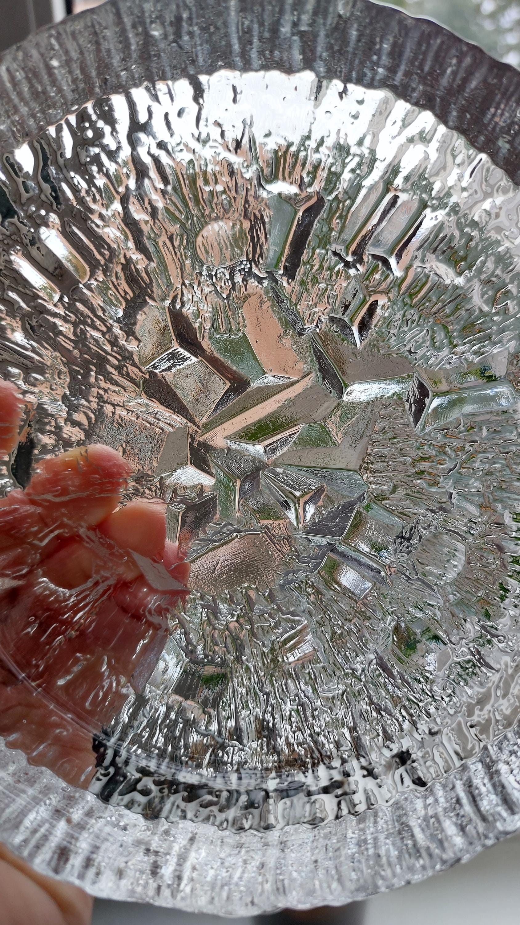 Iittala Finland Tapio Wirkkala Lunaria-kulho Ice Glass Bowl - Etsy