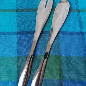 Salad serving set,stainless steel,modern style