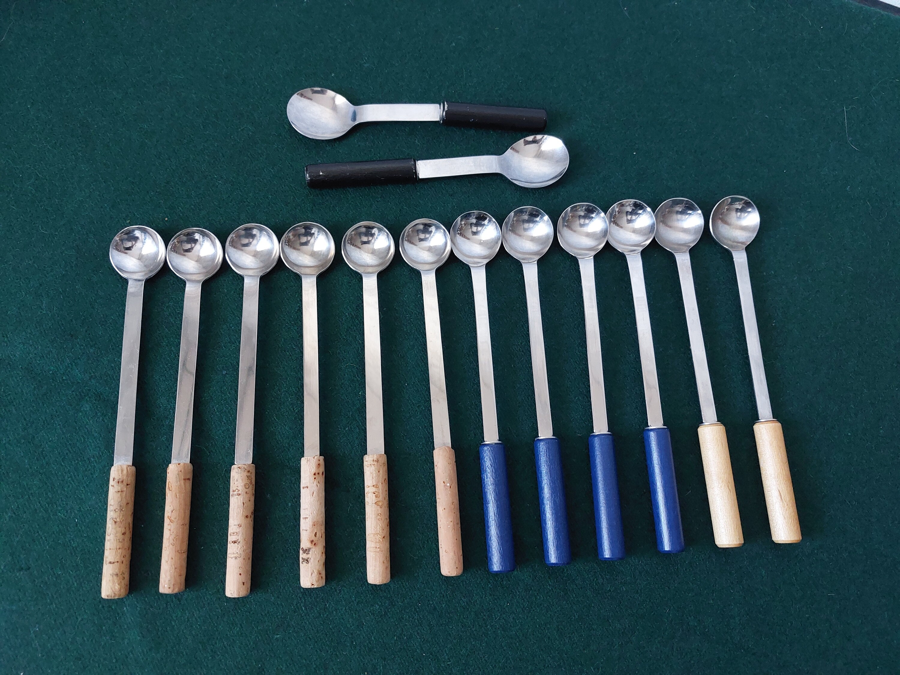 Boda buffe カトラリーセット スタンド付き レトロ ビンテージ色で選ぶ