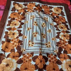 Vintage | Finlayson of Finland | Tablecloth | Scandinavian Linen Cotton | 70s | Retro Home Decor | Nordic Textile