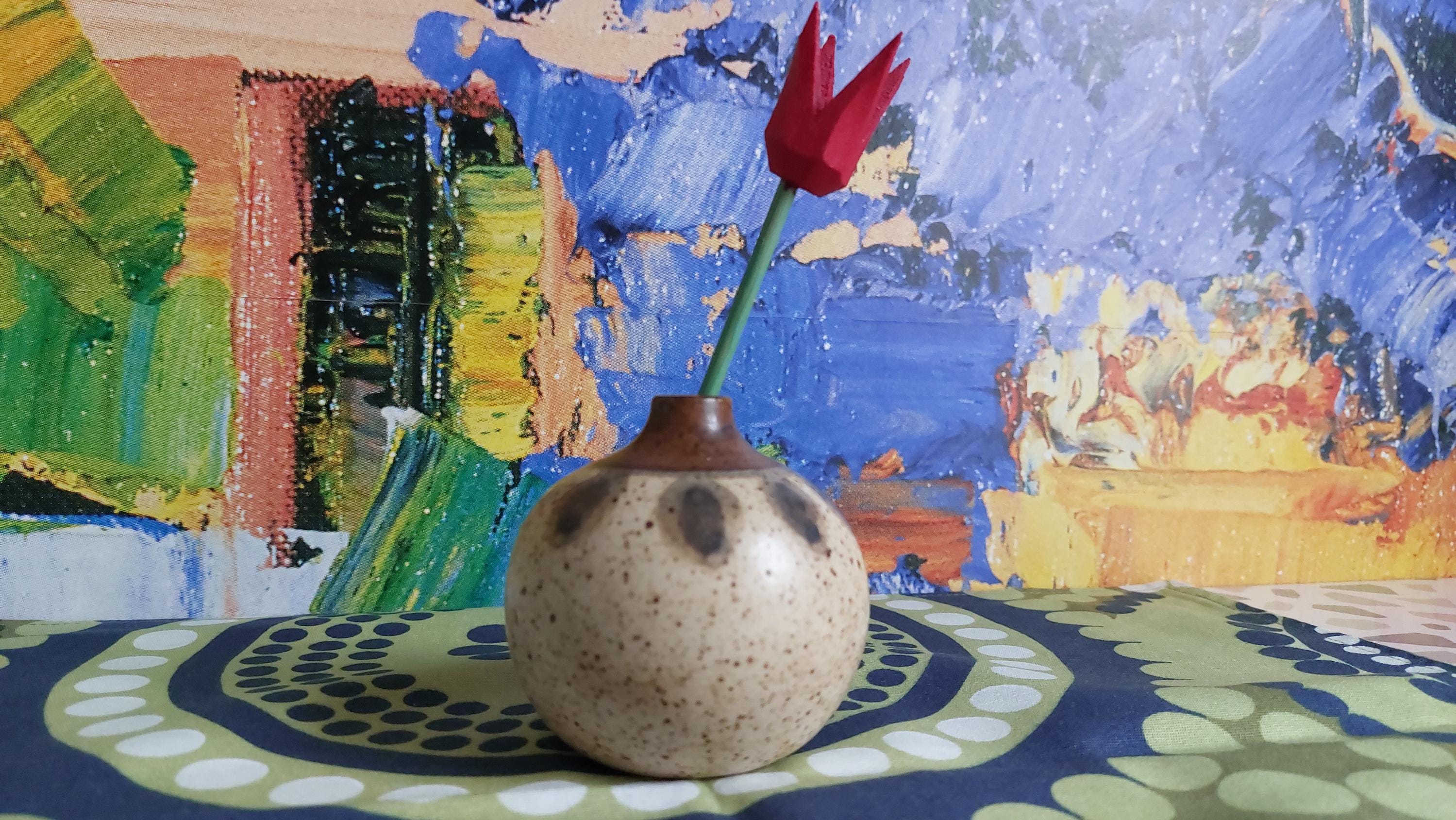 HNB、デンマーク、ハンス・ニールセン・ブッフ作の陶器の花瓶 - Etsy 日本