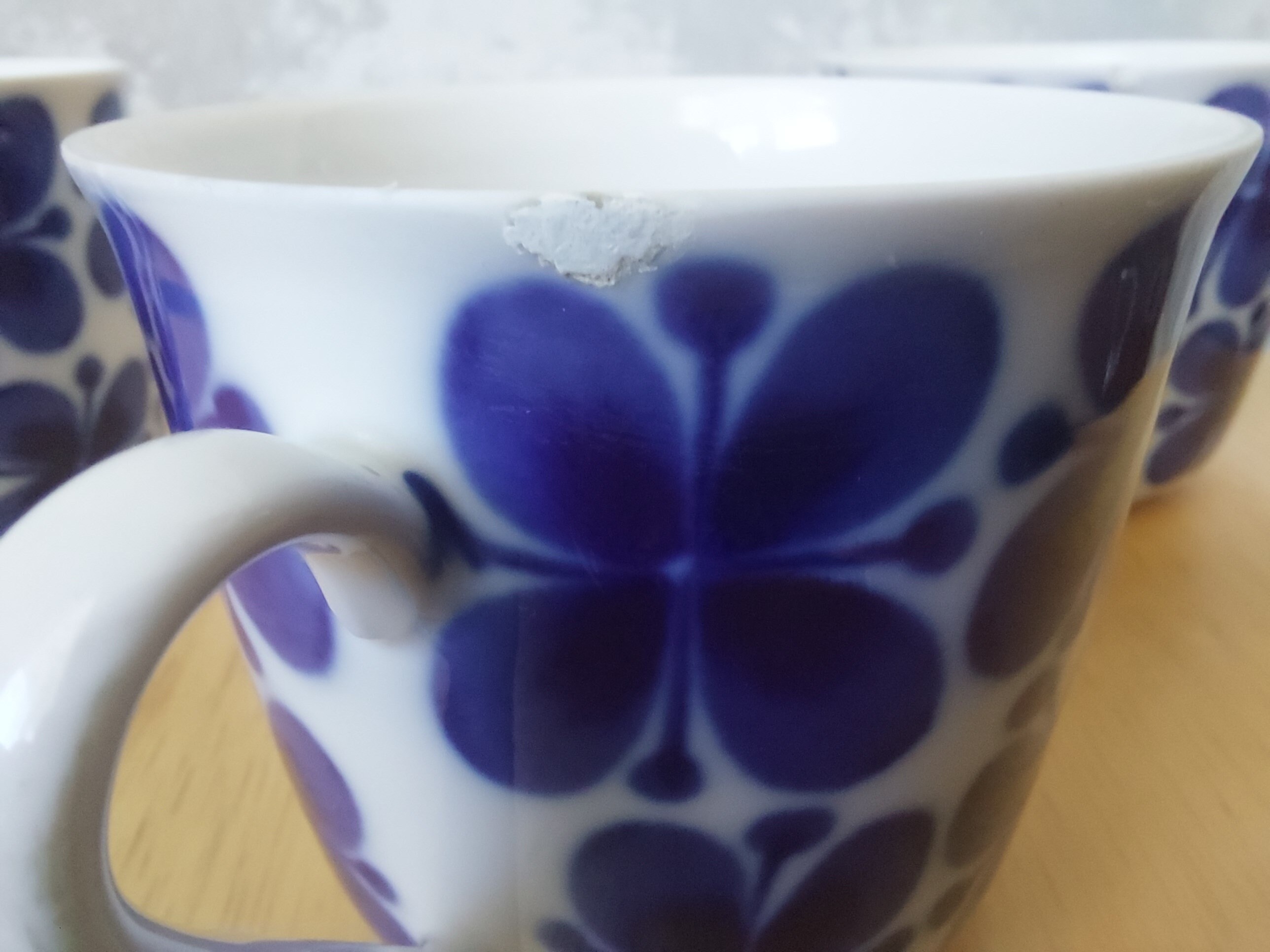 ヴィンテージ ロールストランド Mon Amie コーヒーカップ (3個セット