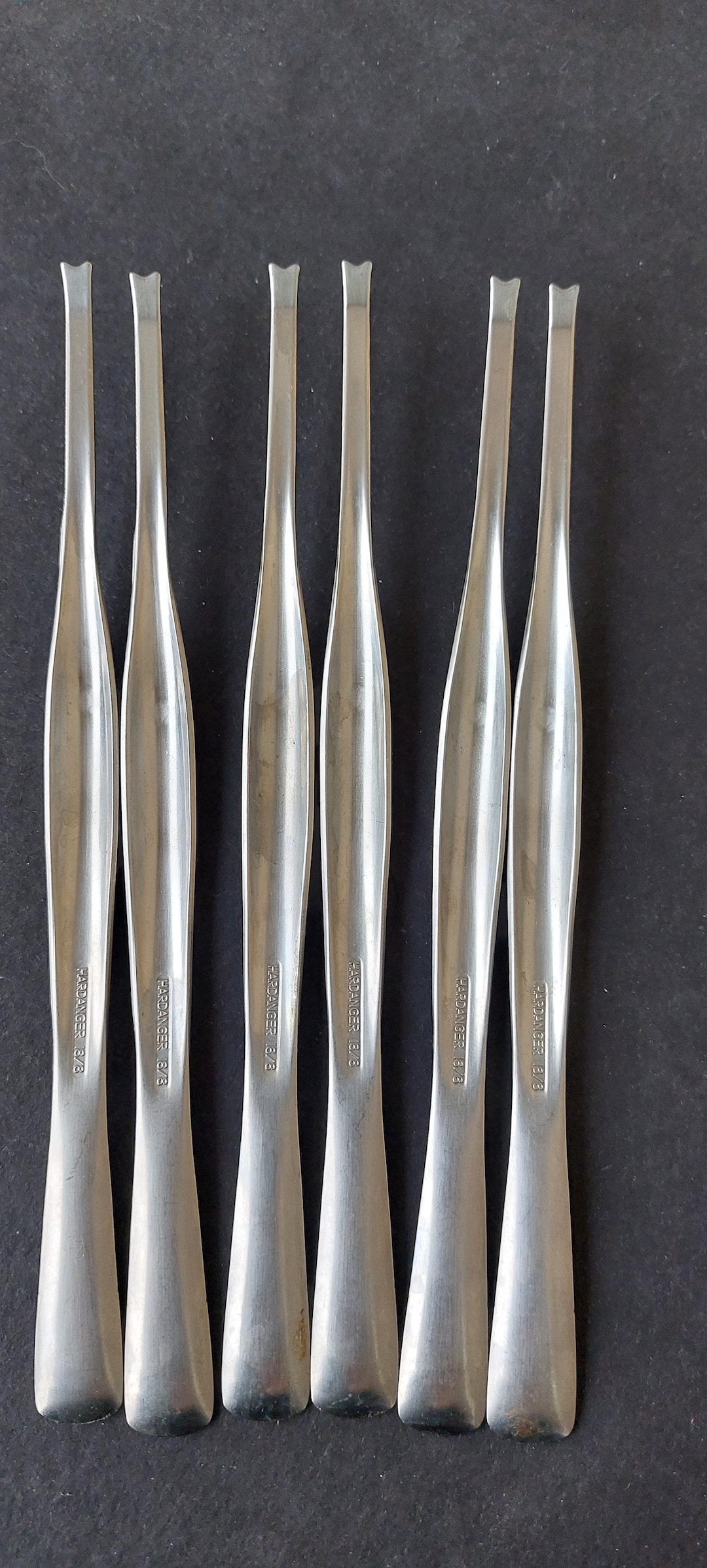 Hardanger Bestikk Seafood Cutlery Set Norway Vintage Stainless