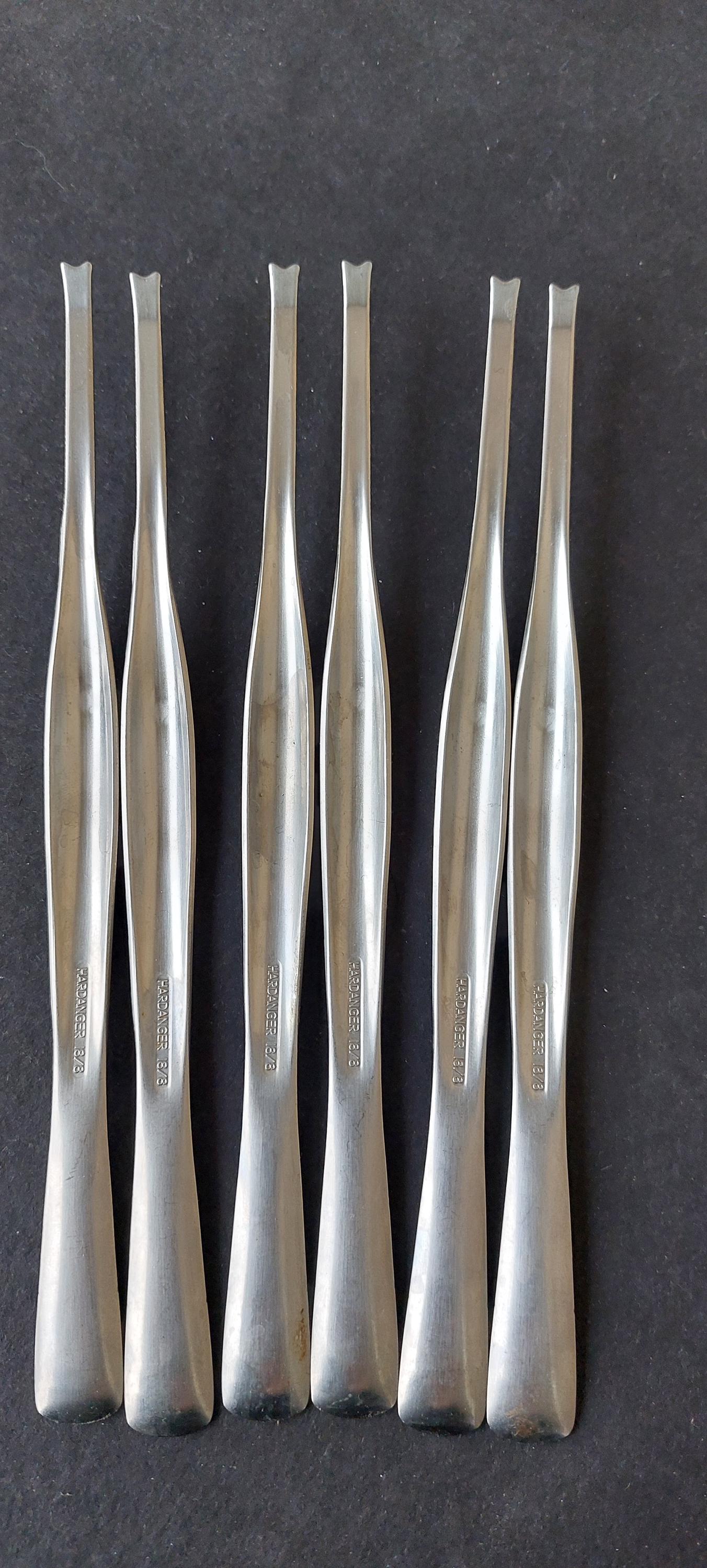 Hardanger Bestikk Seafood Cutlery Set Norway Vintage Stainless