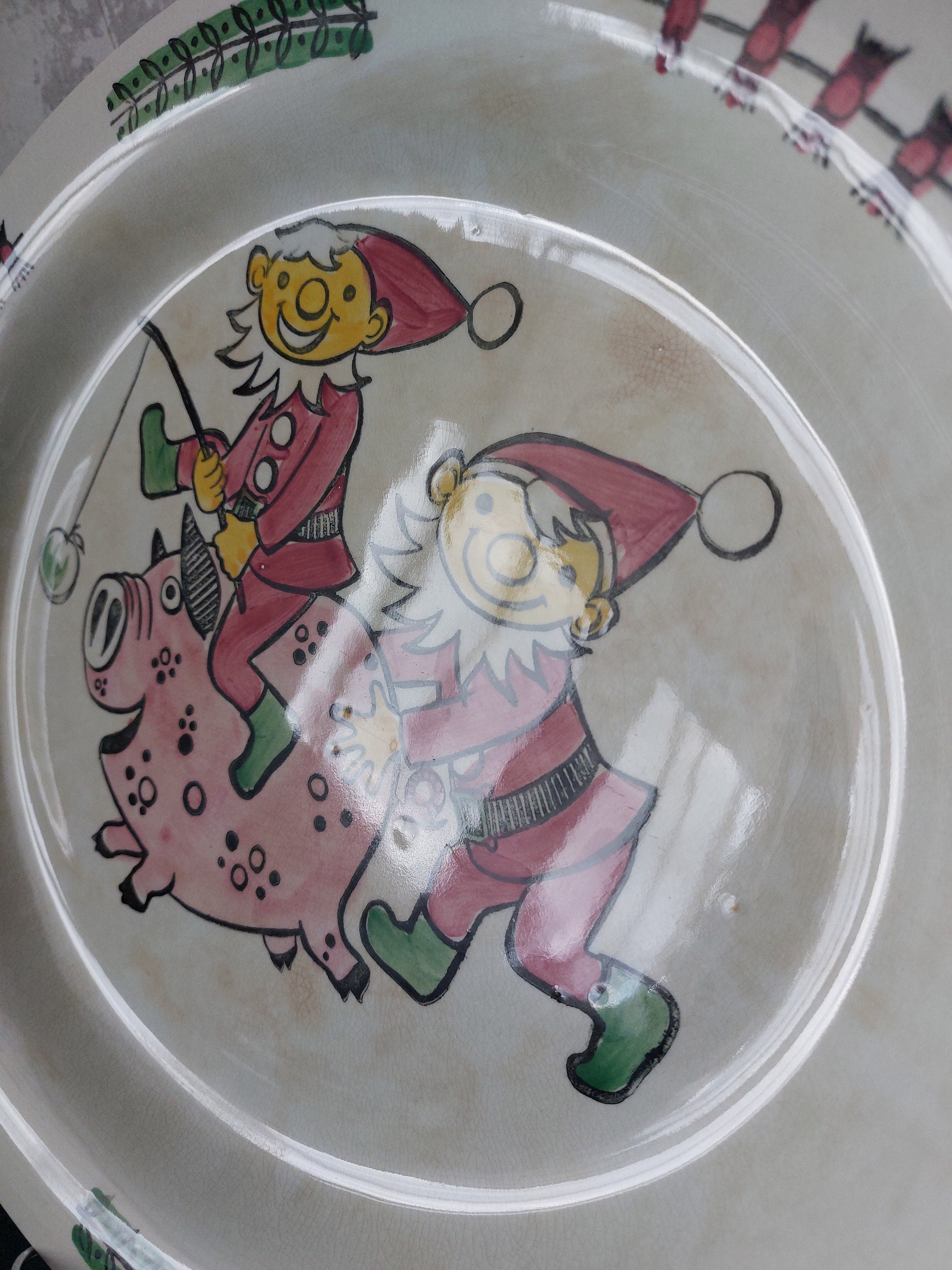 Very Rare Upsala Ekeby, Gefle,serving Plate 