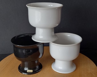 Set of 3 Boda Nova ceramic multi pots Signe Persson Melin.
