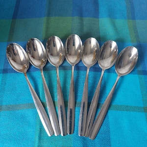 Hackman Carelia,set of 7 dinner spoons,designed by Bertel Gardberg,Finland