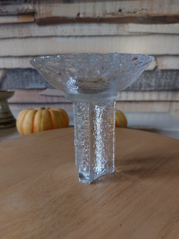 Vintage Orrefors Olympia Candle Holder in the Form of Olympic
