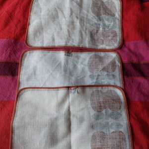 Sodahl Denmark Vintage 3 napkins screen-printed jute | polyester image 3