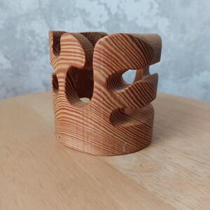 Wooden creative pen and pencils holder  .Designer Gunnar Kanevad,Sweden