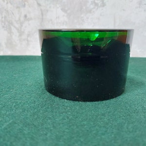 Reijmyre,Optika Votive,Sweden, handmade green glass candle holder,design by Margareta Hennix