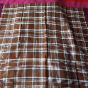 Vintage Tampella COOK Collection 100% linen checkered tablecloth Finland