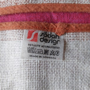 Sodahl Denmark Vintage 3 napkins screen-printed jute | polyester image 4