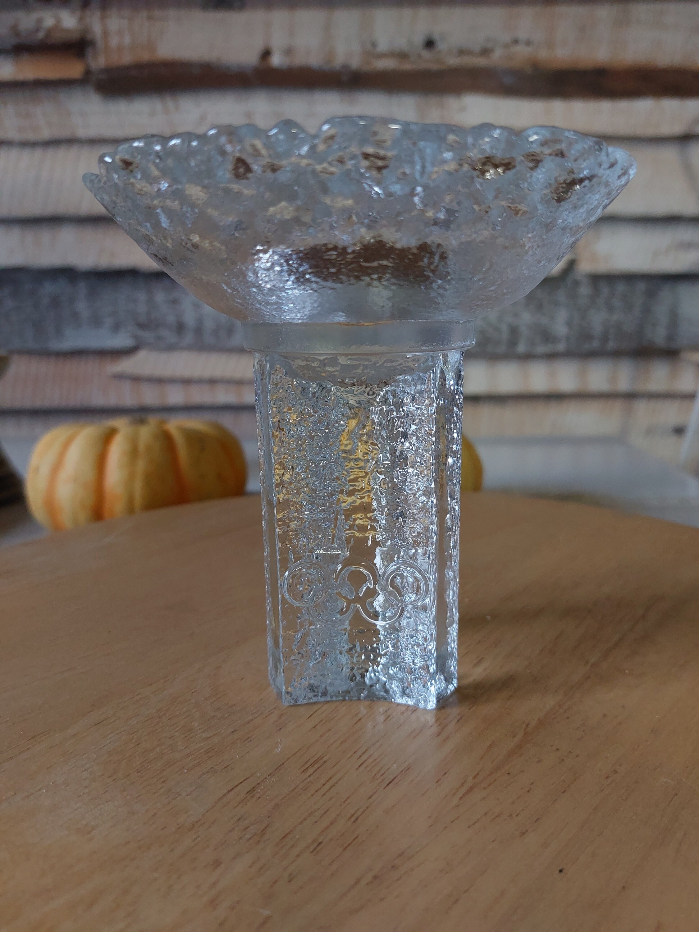 Vintage Orrefors Olympia Candle Holder in the Form of Olympic