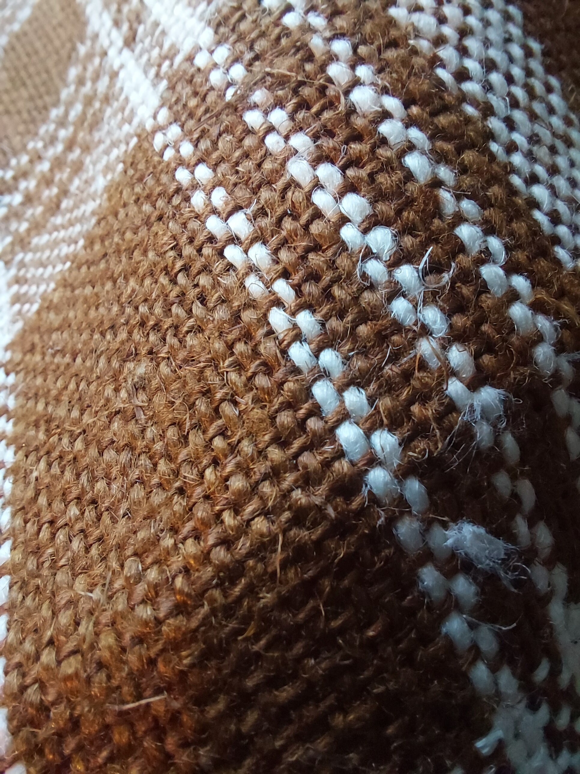 ヴィンテージ Tampella COOK コレクション、100% リネン、チェック柄