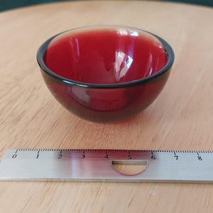 Glass small bowl by Sven Palmqvist,Fuga, Orrefors, second half of the 20th century,Sweden