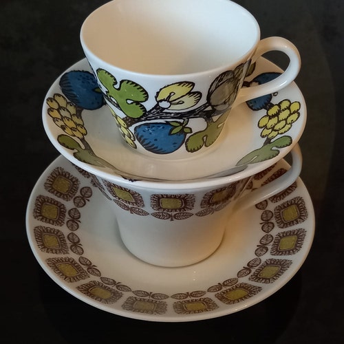 ヴィンテージ Tampella COOK コレクション、100% リネン、チェック柄