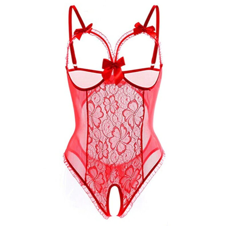 Crotchless Lingerie Sexy Open Crotch Sleepwear Open Crotch Etsy