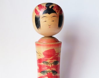Old wooden Kokeshi doll from Japan
