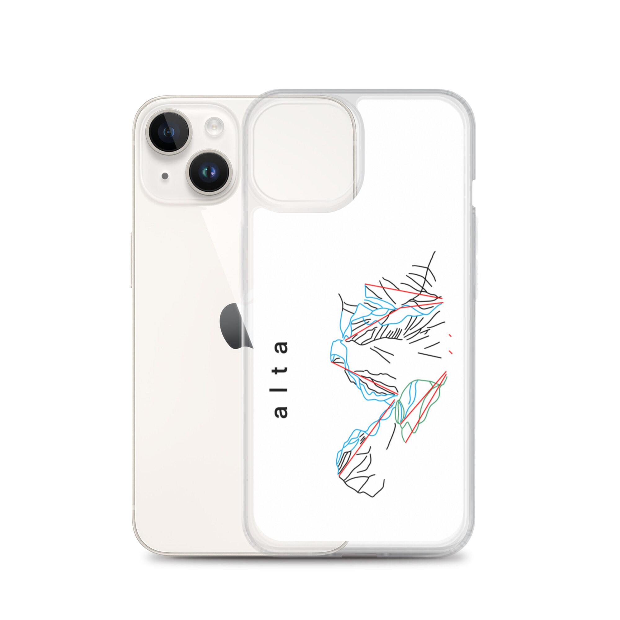 Alta Ski Map - iPhone Case - Etsy