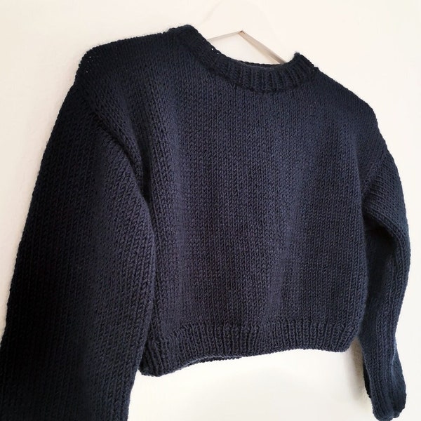 Crop Sweater - Etsy