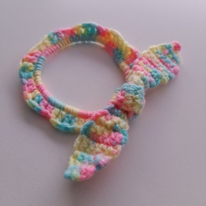 Crochet PATTERN, Bow Scrunchie, Easy Crochet Hairtie Pattern