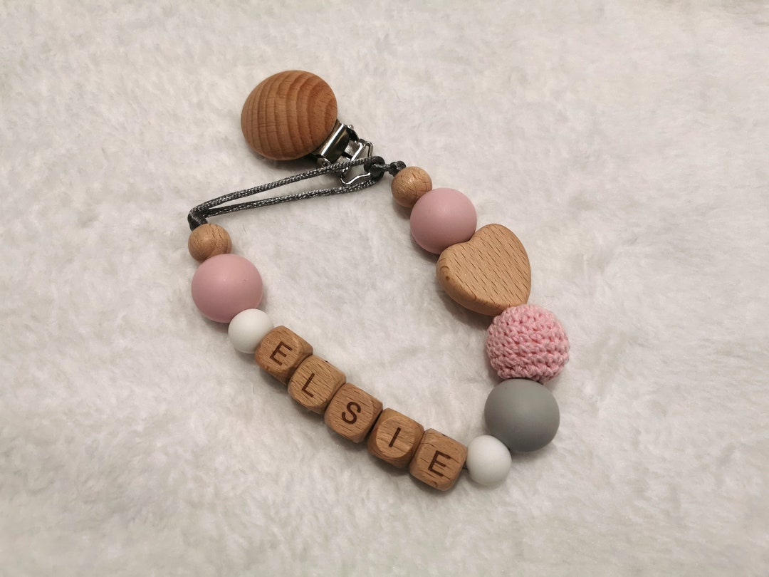 Personalised Dummy Clips Handmade Personalised Dummy Clip Etsy UK
