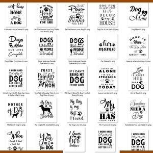 Hund Humor SVG, Png, T-Shirt Design Grafik Bundle, Cricut Cutter, Aufbügelbilder, etc.