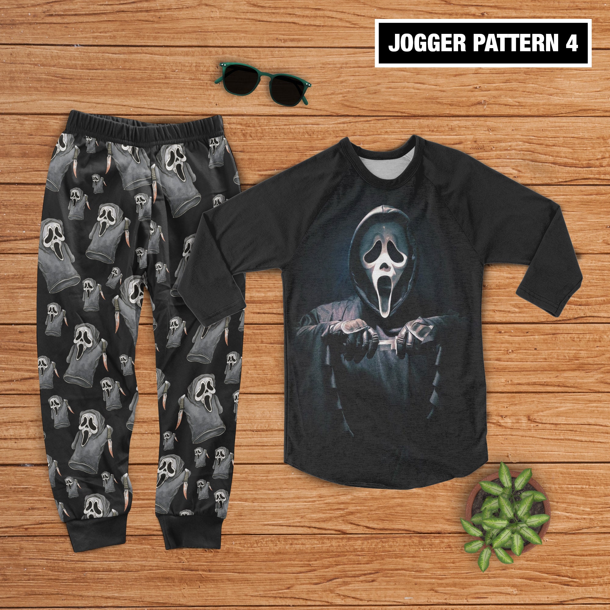 Scream Pajama Set Horror Scream 