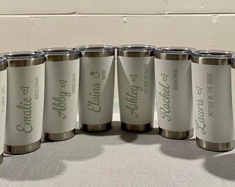 Personalized Wedding Party Tumbler